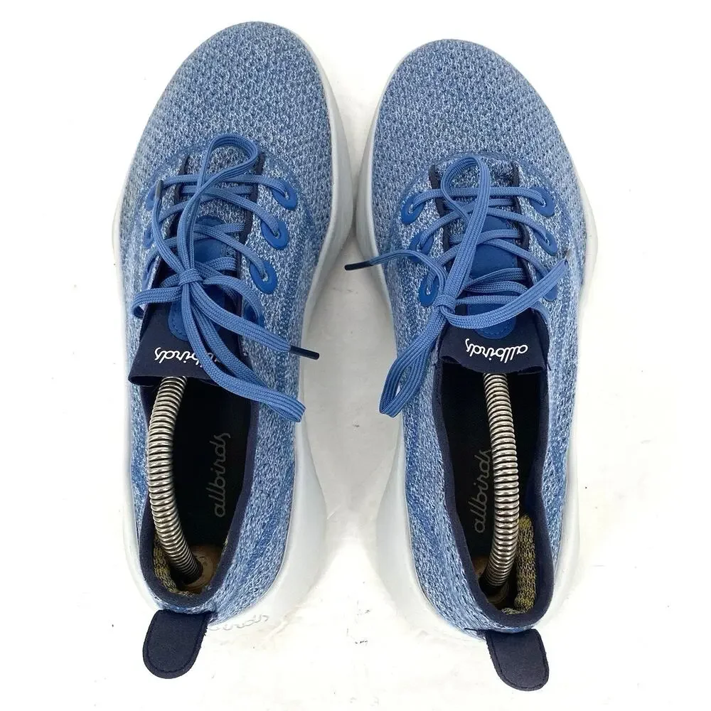 Allbirds SuperLight Tree Runners Womens 11 Blue Knit Running Shoes Sneaker
